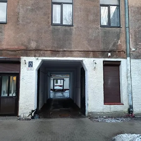 公寓 Center Two With One Bedroom, Up To 5 Guests, Self Check-in, Free Parking 里加